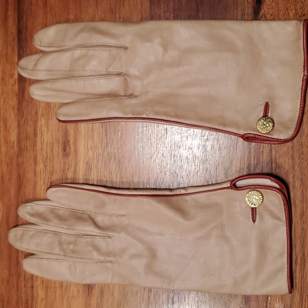 Anne Klein Leather Gloves - Women's